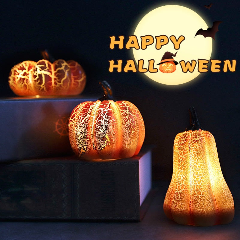 Lanterna LED Halloween — Abóbora Decorativa