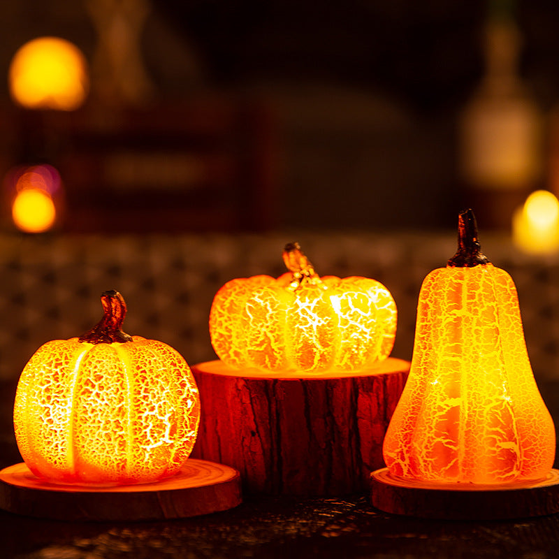 Lanterna LED Halloween — Abóbora Decorativa
