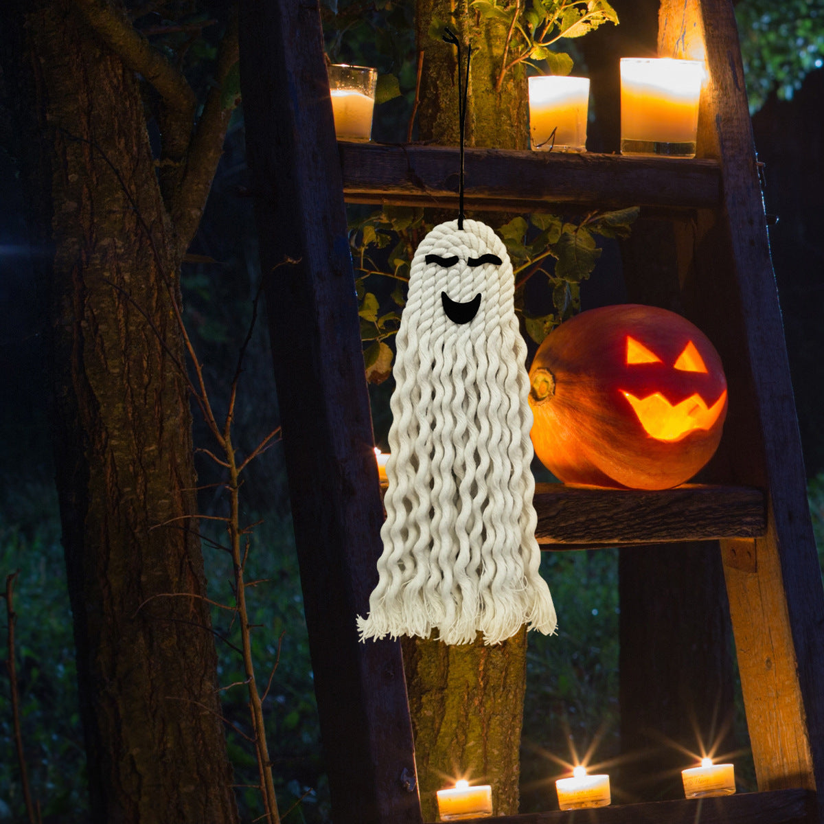 Fantasma Suspenso Halloween — Decoração