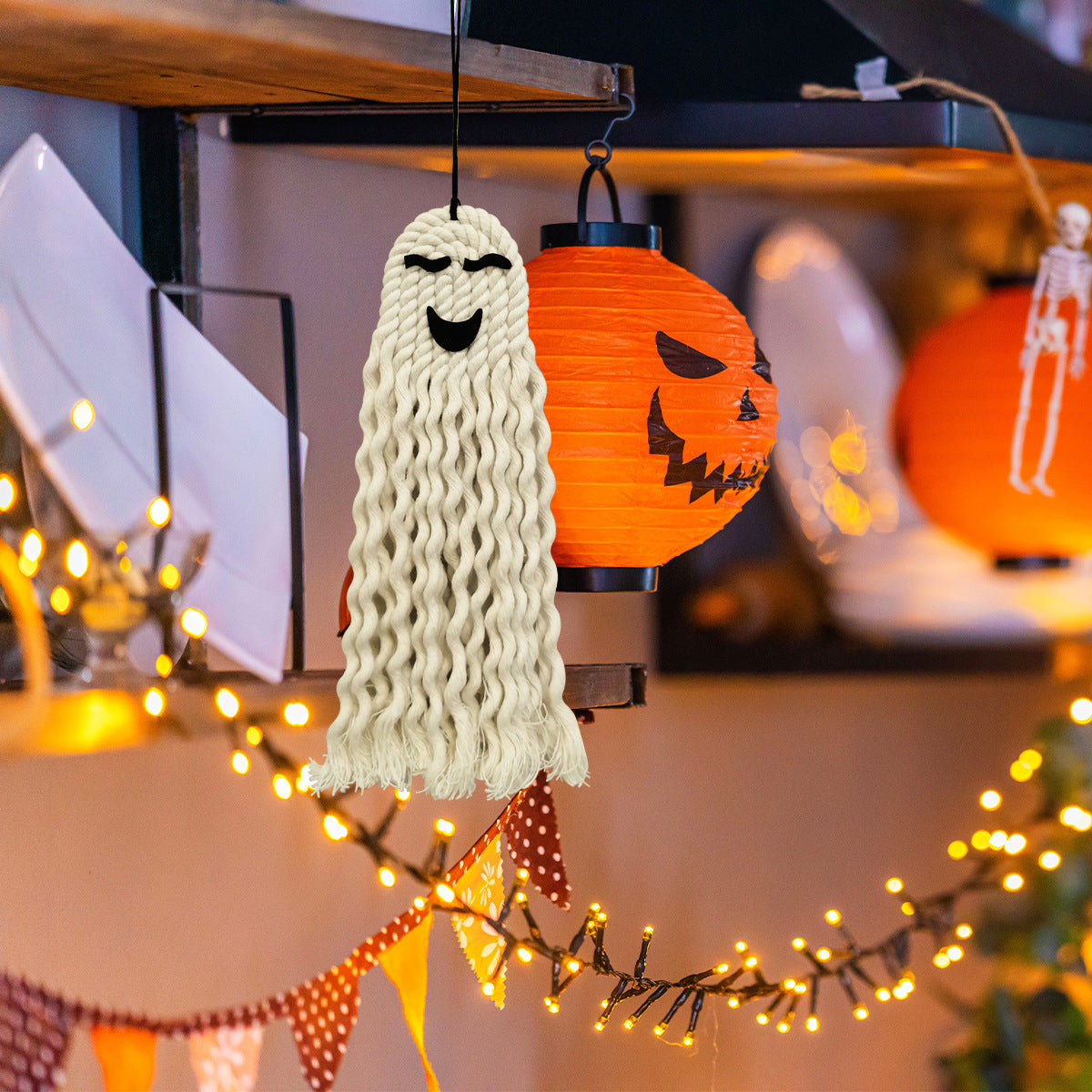 Fantasma Suspenso Halloween — Decoração