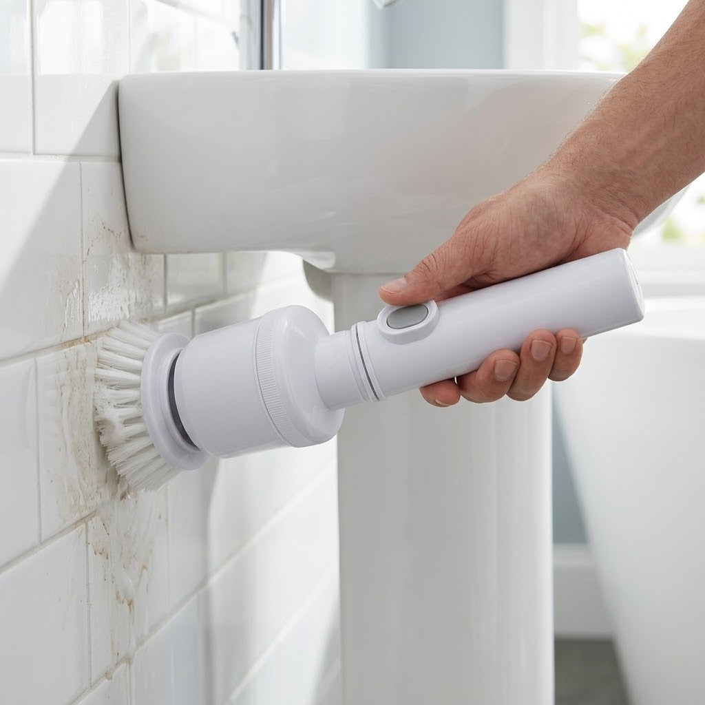 Escova Elétrica de Limpeza — Recarregável