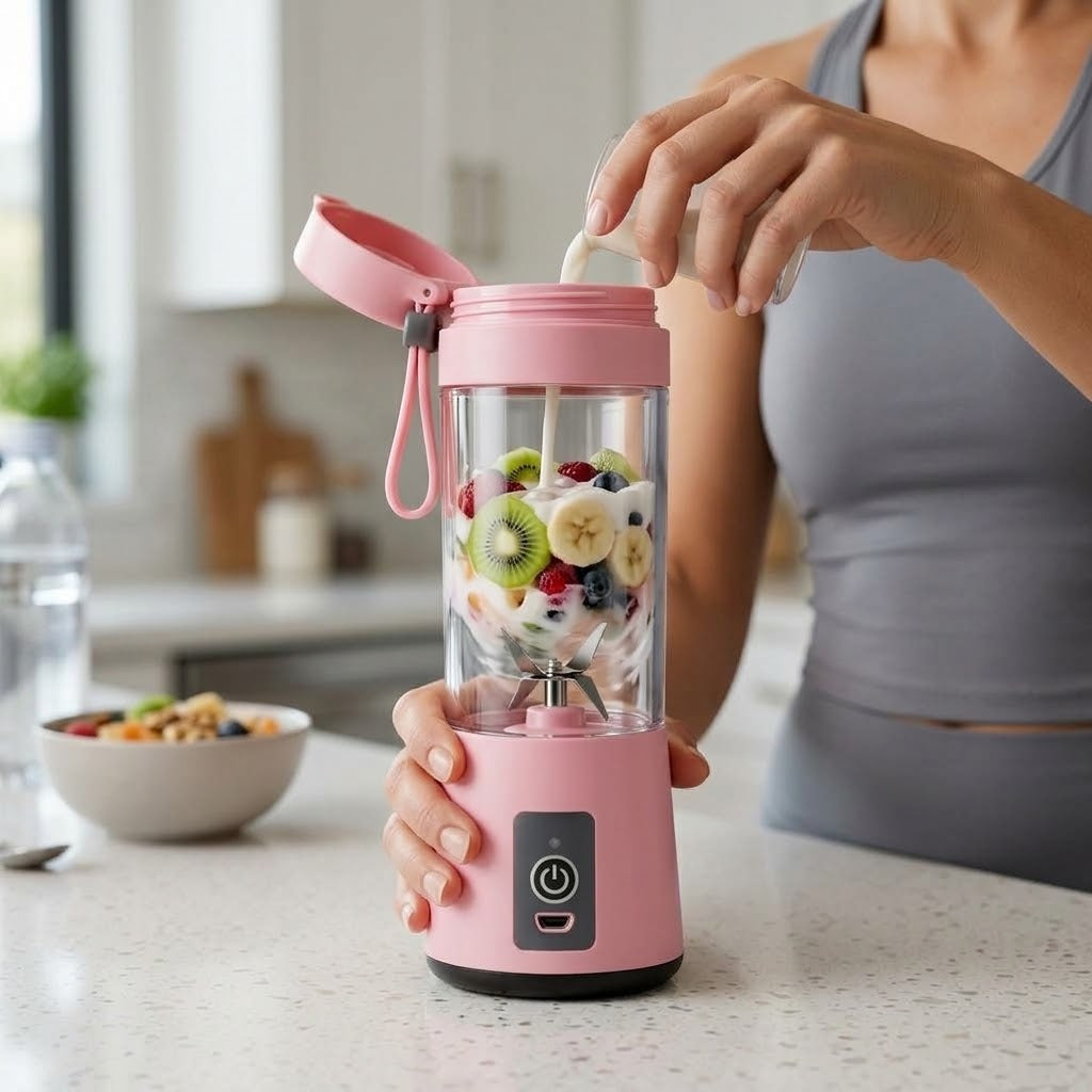 Liquidificador Portátil Recarregável 380 ml — USB