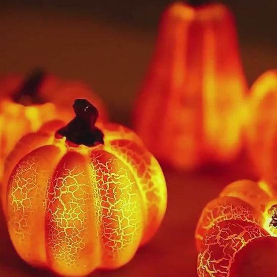 Lanterna LED Halloween — Abóbora Decorativa