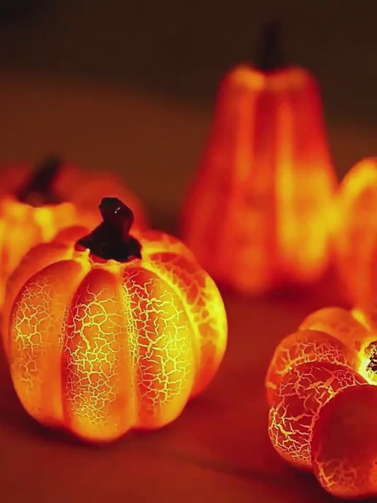Lanterna LED Halloween — Abóbora Decorativa