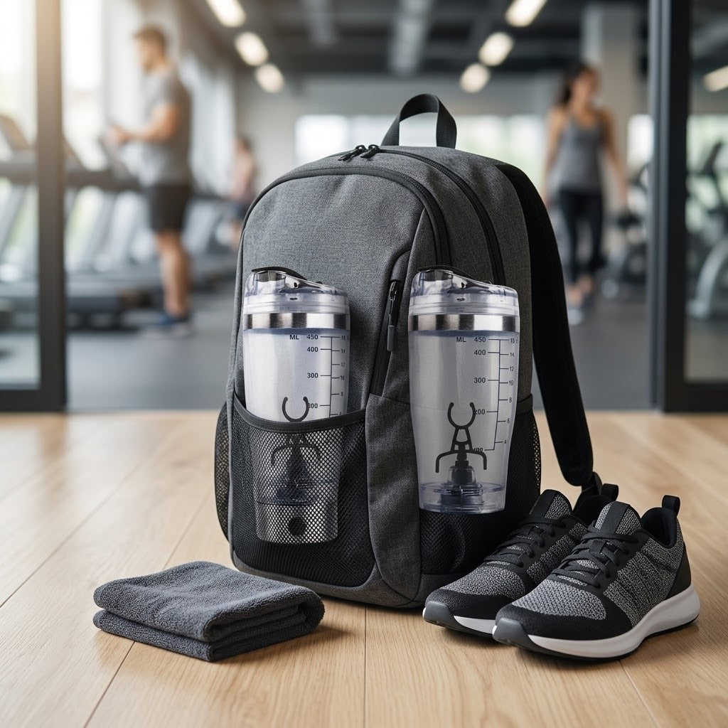 Shaker Elétrico Recarregável 450 ml — Batidos e Proteínas